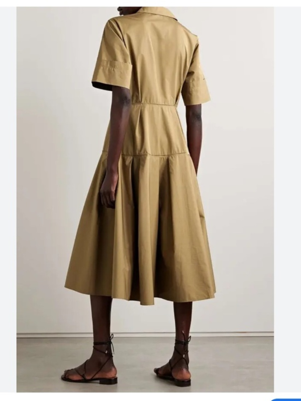 LAFAYETTE 148 NEW YORK Cotton Midi Shirt Dress